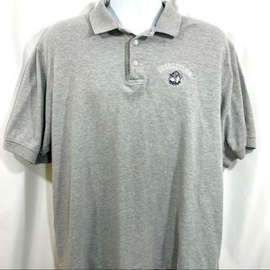 Georgetown Collegiate Gray Athletic Polo Shirt